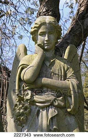 Gothic Angel Figurehead, The East Cemetery, Highgate, London, England, Uk, Europe View Large Photo Image Stock Image - Gothic Angel Figurehead, The East Cemetery, Highgate, London, England, Uk, Europe. Fotosearch