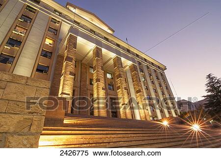 Government building at dusk; Mendoza, Argentina View Large Photo Image Stock Photography - Government building at dusk; Mendoza, Argentina. Fotosearch