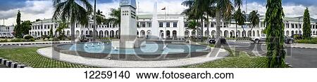 Stock Image - Government buildings; Dili, Timor-Leste. Fotosearch