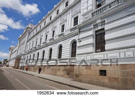 Picture - Government Palace, currently Prefectura del Departamento de Chuquisaca, Sucre, Chuquisaca Department, Bolivia. Fotosearch