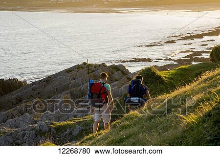 Gower Peninsula; Swansea, Wales View Large Photo Image Stock Image - Gower Peninsula; Swansea, Wales. Fotosearch