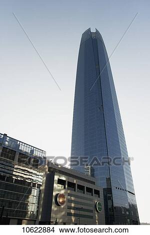 Picture - Gran Torre Santiago; Santiago, Santiago Metropolitan Region, Chile. Fotosearch