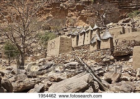 Granaries in Neni, Mali View Large Photo Image Stock Image - Granaries in Neni, Mali. Fotosearch
