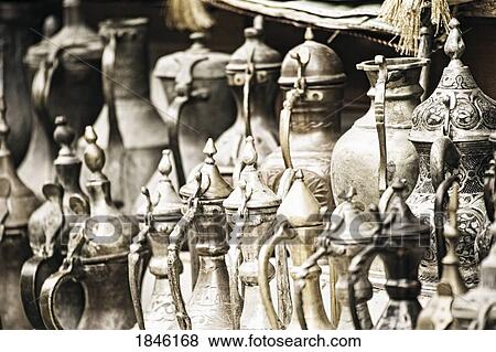 Grand Bazaar, Istanbul, Turkey; Close-Up Of Turkish Teapots View Large Photo Image Stock Photo - Grand Bazaar, Istanbul, Turkey; Close-Up Of Turkish Teapots. Fotosearch