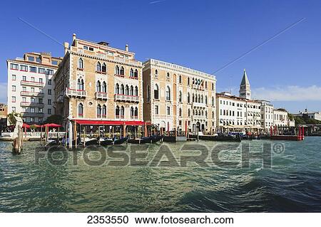 Stock Image - Grand Canal; Venice, Italy. Fotosearch