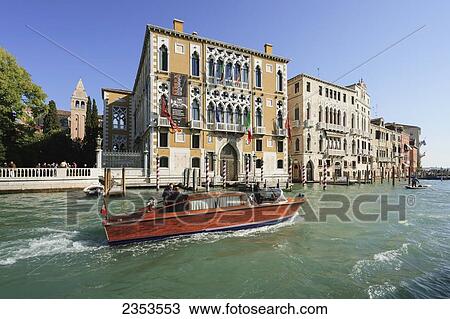 Stock Image - Grand Canal; Venice, Italy. Fotosearch