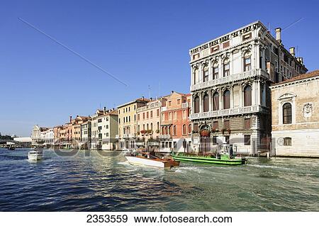 Stock Photo - Grand Canal; Venice, Italy. Fotosearch