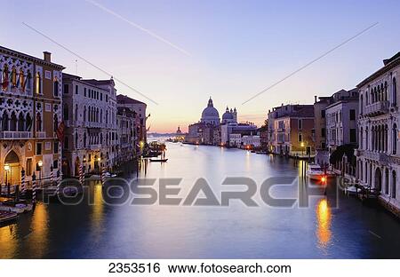 Stock Photograph - Grand Canal; Venice, Italy. Fotosearch