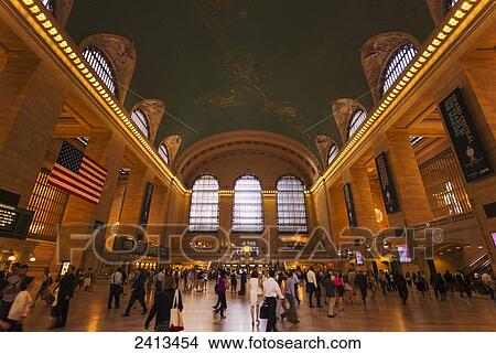 Picture - Grand Central Station, Manhattan; New York City, New York, United States of America. Fotosearch