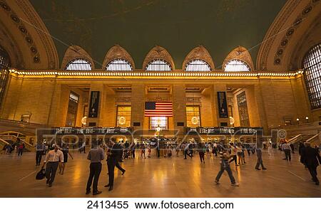 Stock Photography - Grand Central Station, Manhattan; New York City, New York, United States of America. Fotosearch