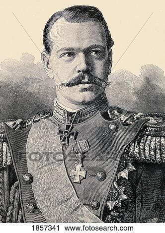 Stock Image - Grand Duke Alexander Alexandrovitch Iii, 1845-1894. Heir To The Russian Throne.. Fotosearch