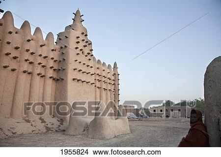 Picture - Grand Mosque At Djenne, Mali. Fotosearch