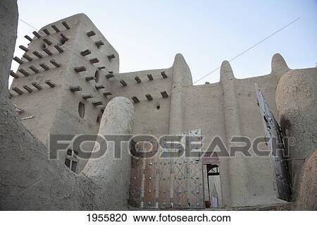 Grand Mosque At Djenne, Mali View Large Photo Image Stock Image - Grand Mosque At Djenne, Mali. Fotosearch