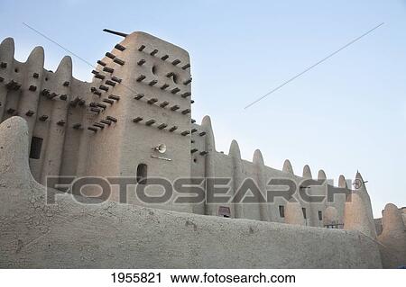 Grand Mosque At Djenne, Mali View Large Photo Image Stock Image - Grand Mosque At Djenne, Mali. Fotosearch