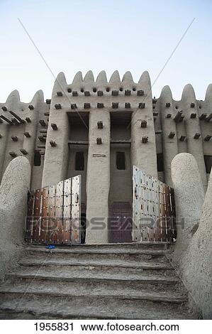 Grand Mosque At Djenne, Mali View Large Photo Image Stock Image - Grand Mosque At Djenne, Mali. Fotosearch