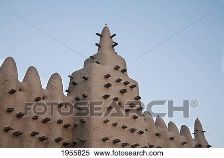 Stock Photography - Grand Mosque At Djenne, Mali. Fotosearch