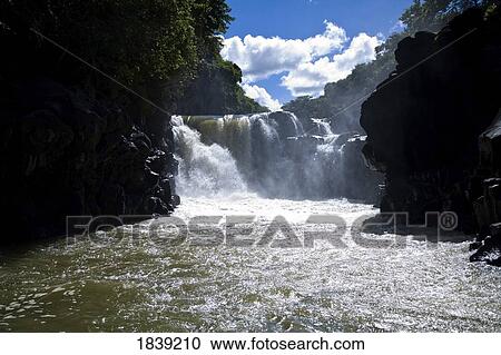 Grand River South East Falls; Mauritius View Large Photo Image Stock Image - Grand River South East Falls; Mauritius. Fotosearch