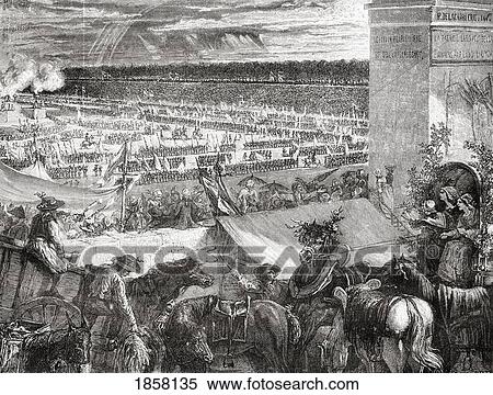 Grande Federation. From Histoire De La Revolution Francaise By Louis Blanc. View Large Photo Image Stock Photography - Grande Federation. From Histoire De La Revolution Francaise By Louis Blanc.. Fotosearch