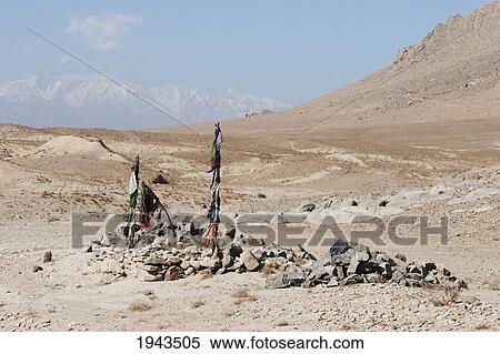 Stock Photography - Grave By The Kabul To Sarobi Road, Kabul Province, Afghanistan. Fotosearch