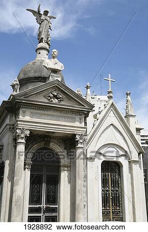 Stock Image - Graves At Recoleta Cemetery. Fotosearch