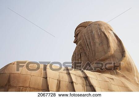 Stock Photo - Great Buddha Statue, Bodhgaya, Bihar, India. Fotosearch