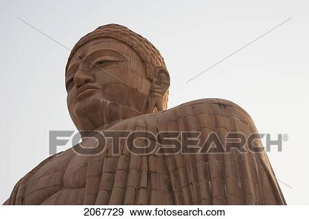 Great Buddha Statue, Bodhgaya, Bihar, India View Large Photo Image Stock Photo - Great Buddha Statue, Bodhgaya, Bihar, India. Fotosearch