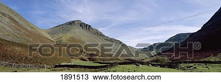 Stock Image - Great Gable In Western Lake District. Fotosearch