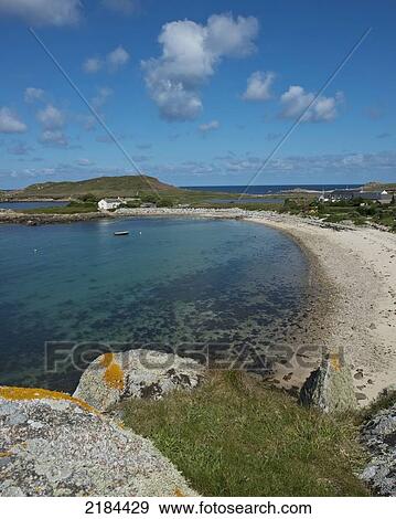 Great Porth, Bryher, Isles Of Scilly, Cornwall, United Kingdom, Europe View Large Photo Image Stock Photo - Great Porth, Bryher, Isles Of Scilly, Cornwall, United Kingdom, Europe. Fotosearch