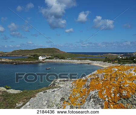 Stock Photograph - Great Porth, Bryher, Isles Of Scilly, Cornwall, United Kingdom, Europe. Fotosearch
