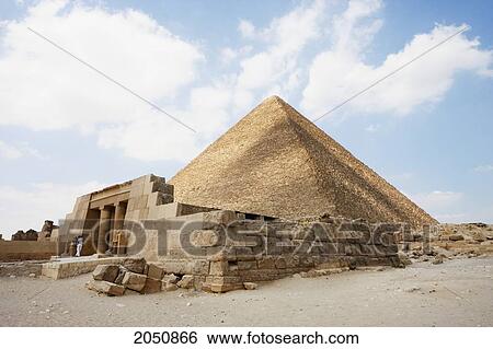 Stock Photograph - Great Pyramid Of Khufu (Cheops), Giza, Al Jizah, Egypt. Fotosearch