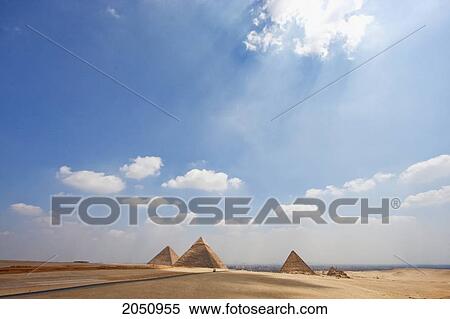 Great Pyramid Of Khufu (Cheops), Pyramid Of Khafre (Chephren) And Pyramid Of Menkaure (Mycerinus), Giza, Al Jizah, Egypt View Large Photo Image Stock Photography - Great Pyramid Of Khufu (Cheops), Pyramid Of Khafre (Chephren) And Pyramid Of Menkaure (Mycerinus), Giza, Al Jizah, Egypt. Fotosearch