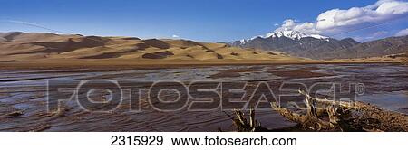Great Sand Dunes National Park; Colorado Usa View Large Photo Image Stock Photo - Great Sand Dunes National Park; Colorado Usa. Fotosearch