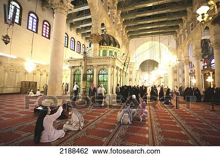 GREAT UMAYYAD MOSQUE DAMASCUS SYRIA View Large Photo Image Stock Image - GREAT UMAYYAD MOSQUE DAMASCUS SYRIA. Fotosearch