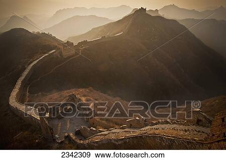 Great Wall; China View Large Photo Image Stock Photo - Great Wall; China. Fotosearch