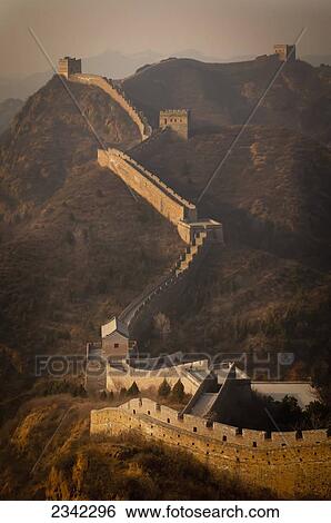 Great Wall; China View Large Photo Image Stock Photograph - Great Wall; China. Fotosearch