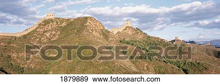 Great Wall Of China View Large Photo Image Stock Photo - Great Wall Of China. Fotosearch