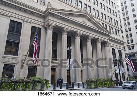 Stock Image - Greco-Roman Architecture, Chicago, Illinois, Usa. Fotosearch