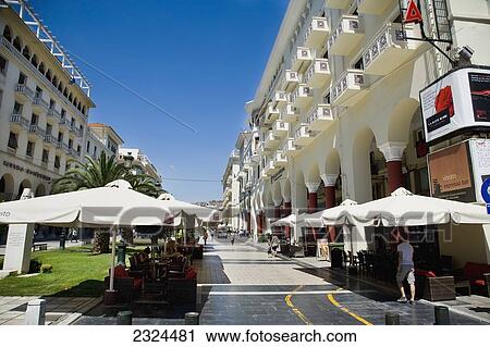 Stock Image - Greece, Aristoteles Square; Thessaloniki. Fotosearch