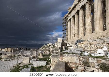 Greece, Athens, Parthenon; Acropolis View Large Photo Image Stock Image - Greece, Athens, Parthenon; Acropolis. Fotosearch