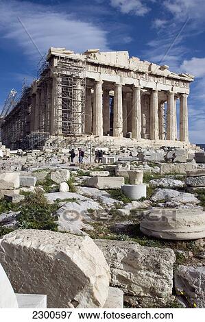 Greece, Athens, Parthenon; Acropolis View Large Photo Image Stock Photo - Greece, Athens, Parthenon; Acropolis. Fotosearch