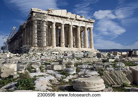 Stock Photograph - Greece, Athens, Parthenon; Acropolis. Fotosearch