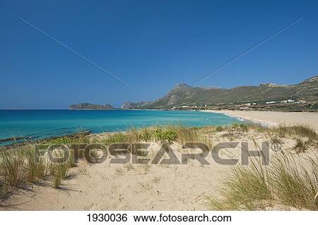 Greece, Crete, Crete; Falassarna, Sand Dunes at Falassarna Beach View Large Photo Image Stock Photograph - Greece, Crete, Crete; Falassarna, Sand Dunes at Falassarna Beach. Fotosearch