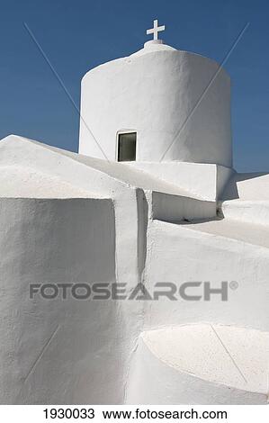 Stock Image - Greece, Crete, Hania, Small Church near Chania; Chania. Fotosearch