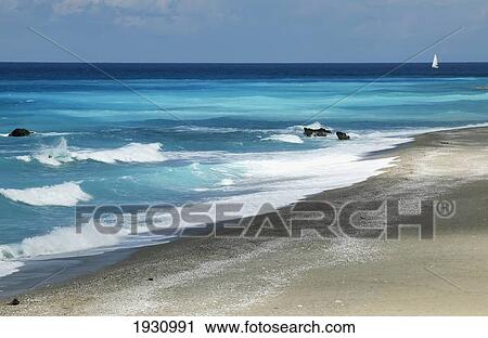 Greece, Lefkas View Large Photo Image Stock Image - Greece, Lefkas. Fotosearch