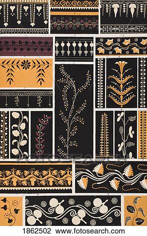Greek No 7 Plate Xxi From The Grammar Of Ornament By Owen Jones Published By Day & Son London 1865 View Large Photo Image Stock Image - Greek No 7 Plate Xxi From The Grammar Of Ornament By Owen Jones Published By Day & Son London 1865. Fotosearch