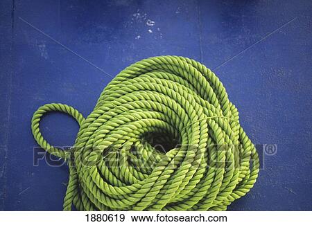 Green Rope On Blue Boat Deck View Large Photo Image Stock Photo - Green Rope On Blue Boat Deck. Fotosearch