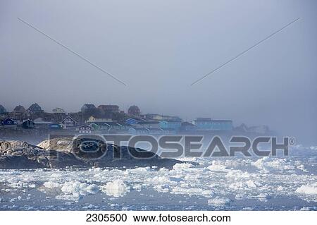Greenland, Icefjord; Ilulissat (Jakobshavn), Unesco World Heritage Site View Large Photo Image Stock Image - Greenland, Icefjord; Ilulissat (Jakobshavn), Unesco World Heritage Site. Fotosearch