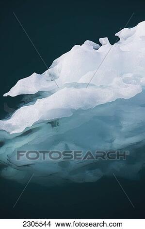 Picture - Greenland, Icefjord; Ilulissat, Unesco World Heritage Site, Ice details. Fotosearch