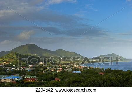 Grenadines, Grenada, Carriacou Island, Elevated view of town; Hillsborough View Large Photo Image Stock Image - Grenadines, Grenada, Carriacou Island, Elevated view of town; Hillsborough. Fotosearch