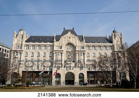 Gresham Palace, Now A Four Seasons Hotel, Famous For Its Art Nouveau Architecture, Budapest, Hungary View Large Photo Image Stock Photo - Gresham Palace, Now A Four Seasons Hotel, Famous For Its Art Nouveau Architecture, Budapest, Hungary. Fotosearch